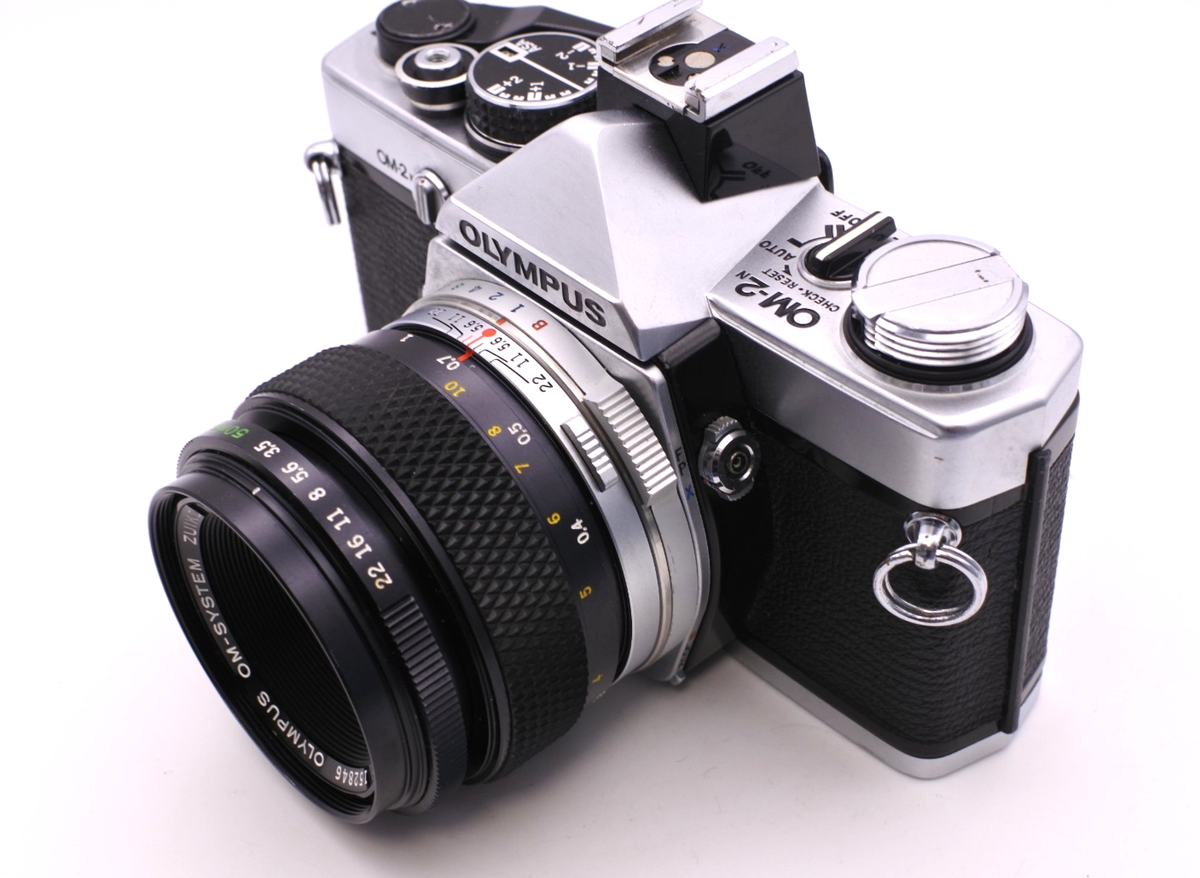 オリンパス Olympus OM-2N 50mm F3.5 N MINT] Olympus OM-2N 35mm SLR Film Camera Zuiko MC Macro 50mm f3