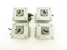 Hubbell Wiegmann PB1 Enclosure w/Allen Bradley Switch HT84 Nema Type 12 Lot of 4