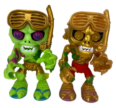 Treasure X Monster GOLD Swamp & Gold Slops 4.5  Figures