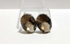 ββ Smoky Quartz Natural Stone Obi Clasp ββ