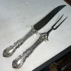 Marlborough by Reed & Barton Sterling Silver Roast Carving Set 2pc    x Large