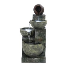 Garden Decor Fountain Waterfall LED Light Res...