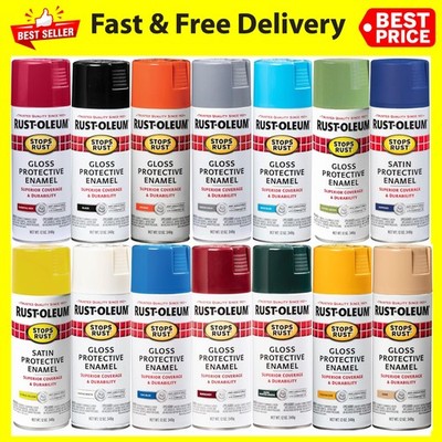 Rust-Oleum 7777830 Stops Rust Spray Paint, 12 Oz