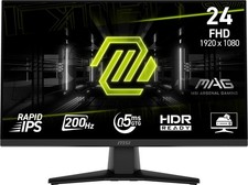 msi MAG 242F 24-inch 1920 x 1080 FHD Gaming Monitor, 200Hz, Adaptive Sync, HDM
