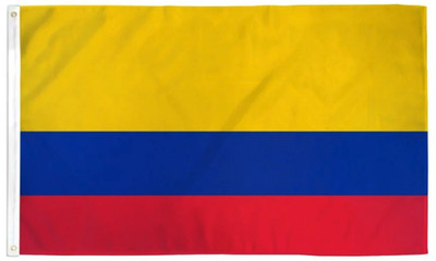 Colombia  5 x 8 Feet Flag, 5 x 8 100D Polyester Bx. 69