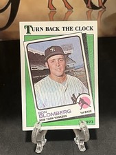 1988 Topps Ron Blomberg #663 Turn Back The Clock New York Yankees