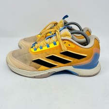 Adidas Women's Avacourt 2 Sandy Pink/White/Purple Bur Size 8.5