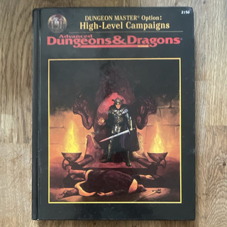 TSR AD&D Dungeon Master: High Level Campaigns ISBN 0 7869 0168 3