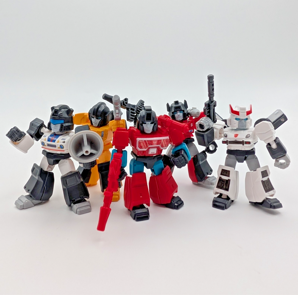 COMBO Blokees TF Defender Autobot Jazz, Sunstreaker, Sideswipe