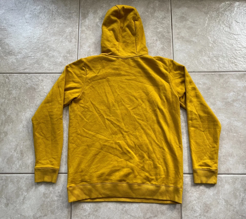 THE NORTH FACE Boy’s XL 18-20 Pullover Graphic Hooded Sweatshirt/Hoodie Mustard - Image 4 of 4