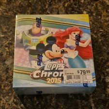 Topps Chrome 2025 Disney Pixar Trading Card Set 8 Cards Mickey Ariel Buzz