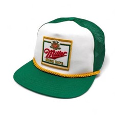 AMERICAN NEEDLE Miller High Life Beer Adjustable Snapback Baseball Hat 23008B-M