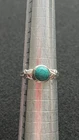 925 Sterling Silver Turquoise Stone Ring Size 6