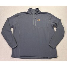 First Lite Furnace EXP350 Quarter Zip Merino Wool Base Layer Ash Gray Mens 2X