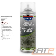 400ml PRESTO ÖL FLECK ENTFERNER FLECKEN LÖSER BINDER REINIGER SPRAY DOSE KFZ