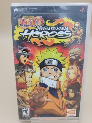 2007 SONY PSP BANDAI NAMCO GAMES NARUTO ULTIMATE NINJA HEROES GAME CIB TESTED