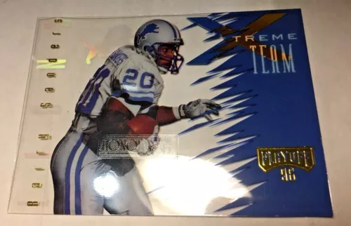 Barry Sanders 2001 Honors UNLISTED Buyback 1996 Playoff Absolute Xtreme Team SP