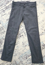 Western Rise AT Pants Mens Gray Stretch Stain Resistant Measured 36x31