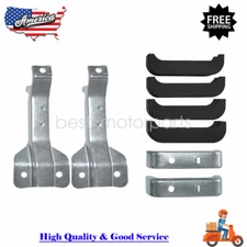 2 Upper & 2 Lower Radiator Support Brackets Rubber For 1967-1972 Chevy GMC Truck