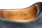 Santoni Italy Black Leather Plain Toe Oxford Dress Shoe Men’s SZ 10.5D — photo 8