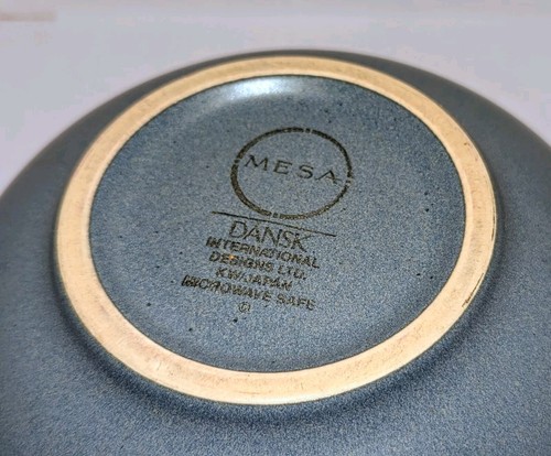 Vtg Dansk Mesa Sky Blue Serving Mixing Bowl 8" Lg Made in Japan Good Condition! - Picture 5 of 9