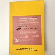 Seam of Riches A VEIN OF RICHES by John Knowles 1978 Uncorrected Proof