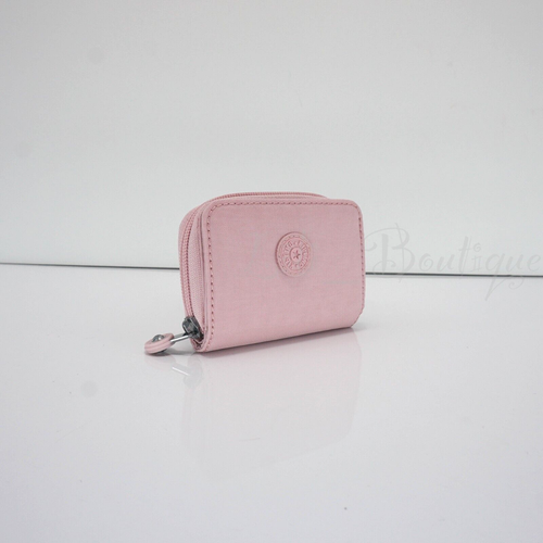 Kipling Tops Mini Wallet Zip Snap Card Case KI0807 Polyamide Soft Blush $39 NWT - Picture 2 of 8