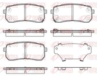 Remsa BremsbeläGe Bremsbelegsatz Hinten Passend FüR KIA Sorento III