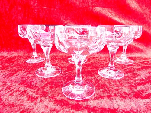 6 Nobile Bicchieri __ WMF Cristal Armadio__Piombo