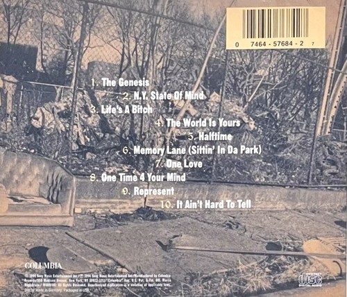 Nas Illmatic CD NEW - Hip Hop - Large Professor - Pete Rock - Q-Tip - DJ Premier - Picture 2 of 3