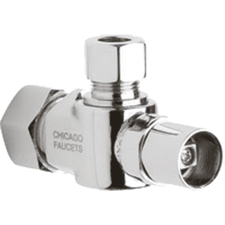 Angle Stop Ball Valve With Loose CHICAGO FAUCETS STB-31-00-AB