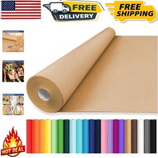 36" x 2400" Brown Kraft Paper Roll - Eco-Friendly Wrapping  Crafting Solution