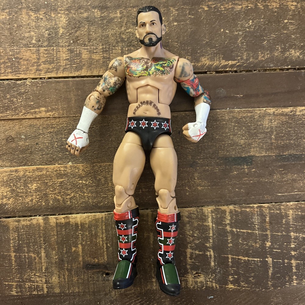 WWE MATTEL ELITE WRESTLING FIGURE CM PUNK BEST OF PPV EXCLUSIVE 2012 LOT WWF