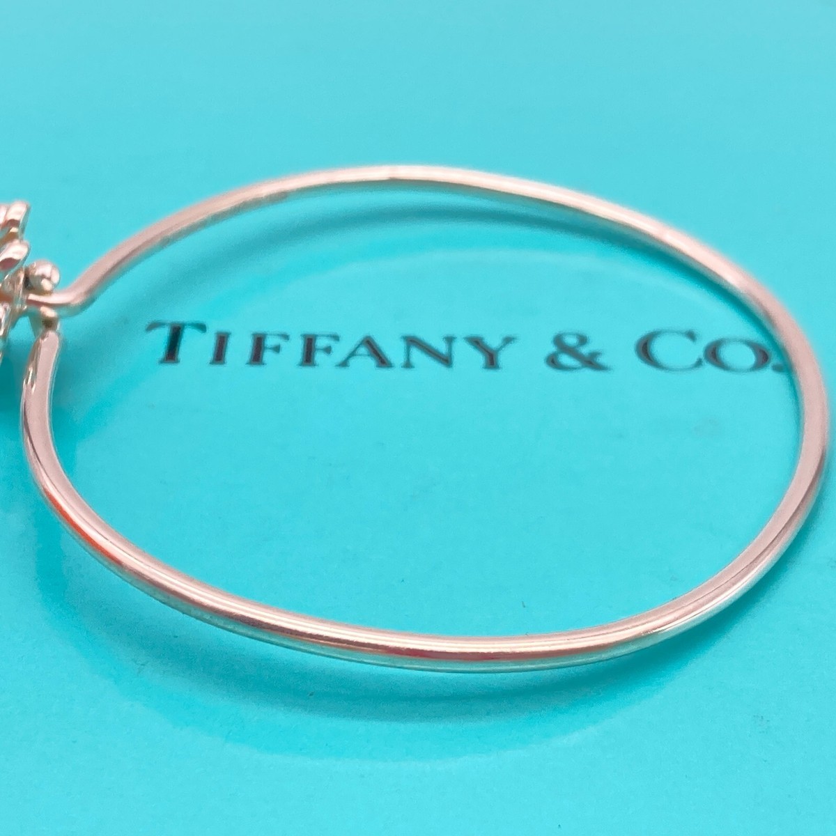 Tiffany & Co. Daisy Flower Bangle Bracelete 6 3/4