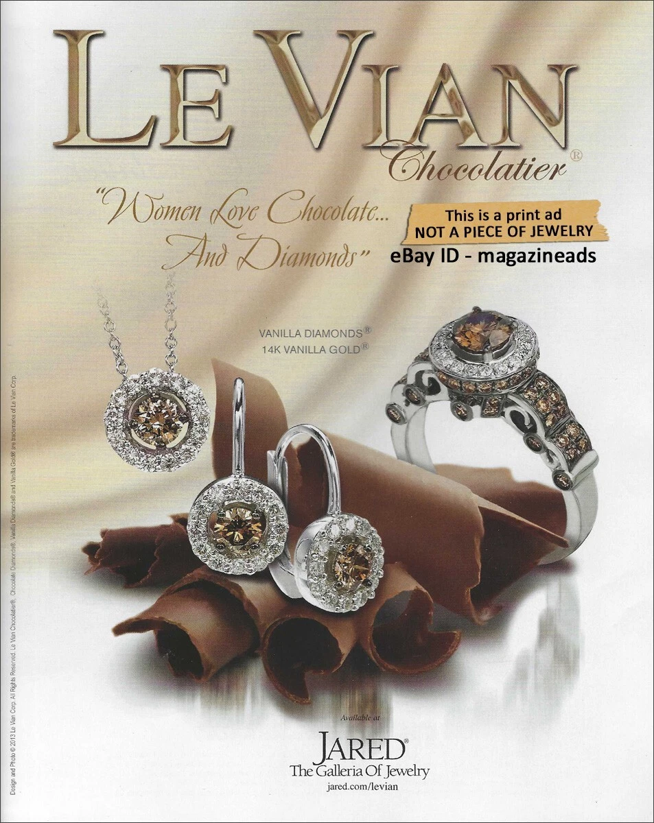 2.00 PRINT AD LE VIAN Jewelry 2013 CHOCOLATE DIAMONDS rings