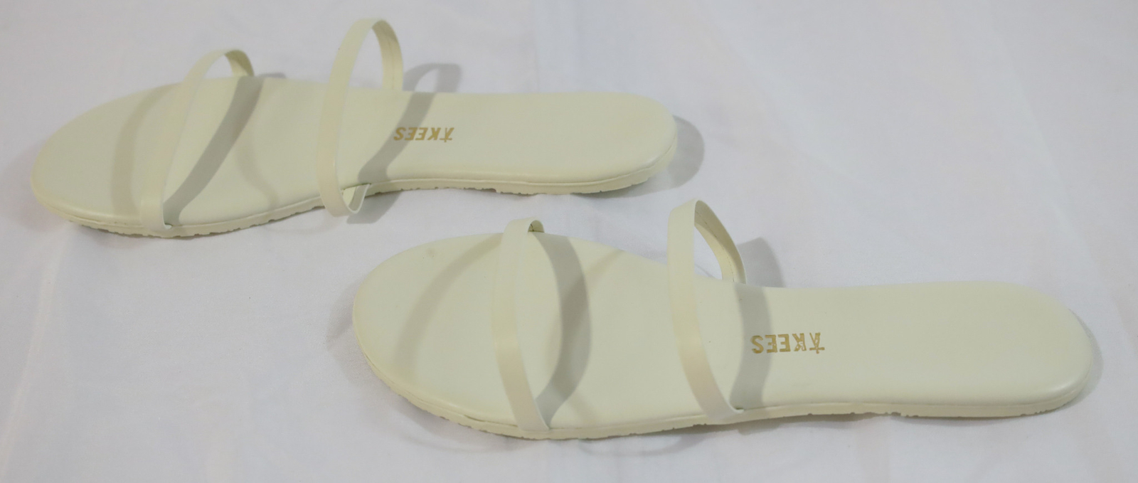 Tkees Women's Gemma Double Strap Leather Sandals DG4 Cream Size US:7M EU:38  | eBay
