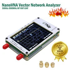 NanoVNA Vector Network Analyzer 50KHz-900MHz HF VHF UHF Antenna Analyzer 2.8"LCD