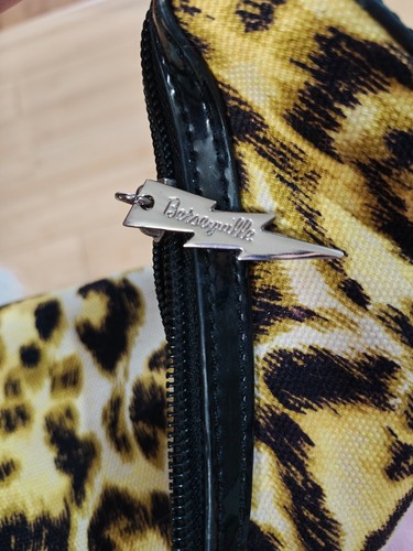 Vtg Betsey Johnson Betseyville Leopard cheetah animal print hobo bag purse - Picture 8 of 9