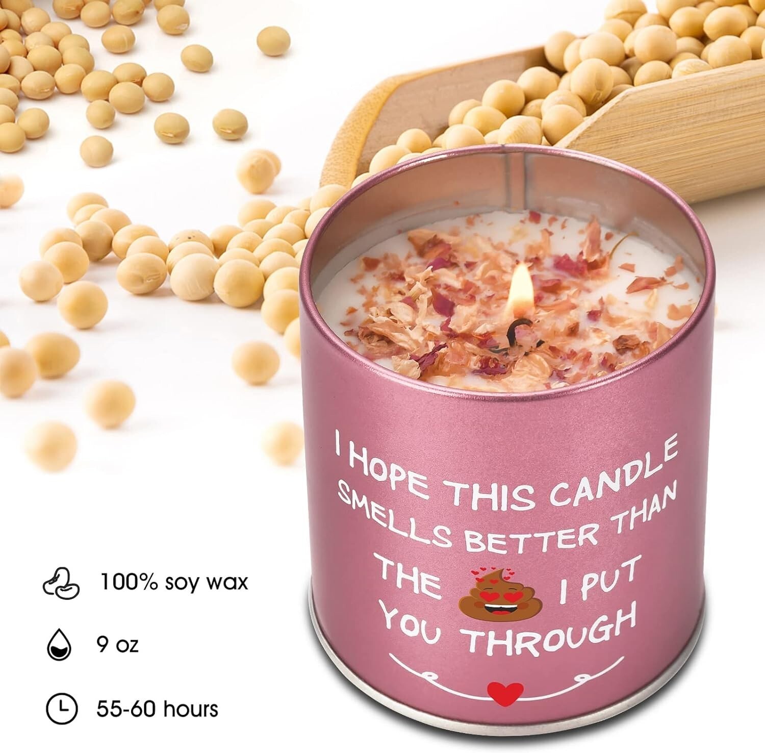 Valentines Day Gift Candles, Wife Romantic Valentine Present For Her I