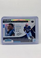 2021 Panini Contenders Draft Picks Campus ID Micah Parsons RC Rookie #25