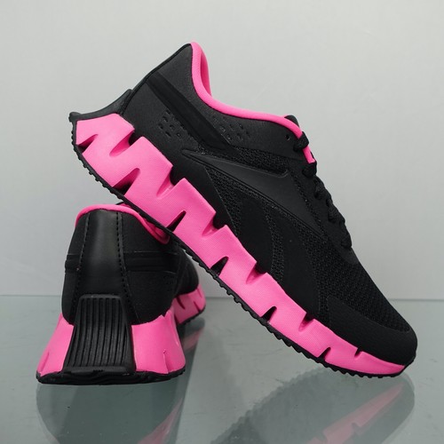 Reebok Zig Dynamica 2.0 Kid's Size 6.5 Y Girls Running Shoes Black Sneakers #805 - Picture 10 of 23