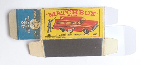 Matchbox RW #42b 1:80 Studebaker Wagonaire rot Repro "E" Box Lesney Series-75 - Bild 4 von 4