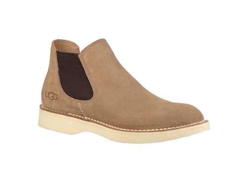 UGG Leighton Waterproof Chukka Boots Mens 13 Chestnut Brown  display picture 3