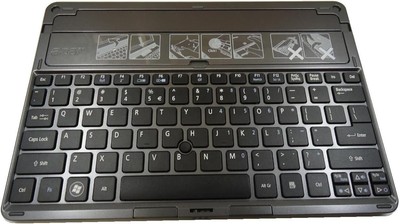 Acer Iconia Tab W500 Keyboard Dock 2x USB RJ-45 LAN Dockingstation Full-Size
