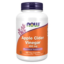 NOW FOODS Apple Cider Vinegar 450 mg 180 Veg Capsules