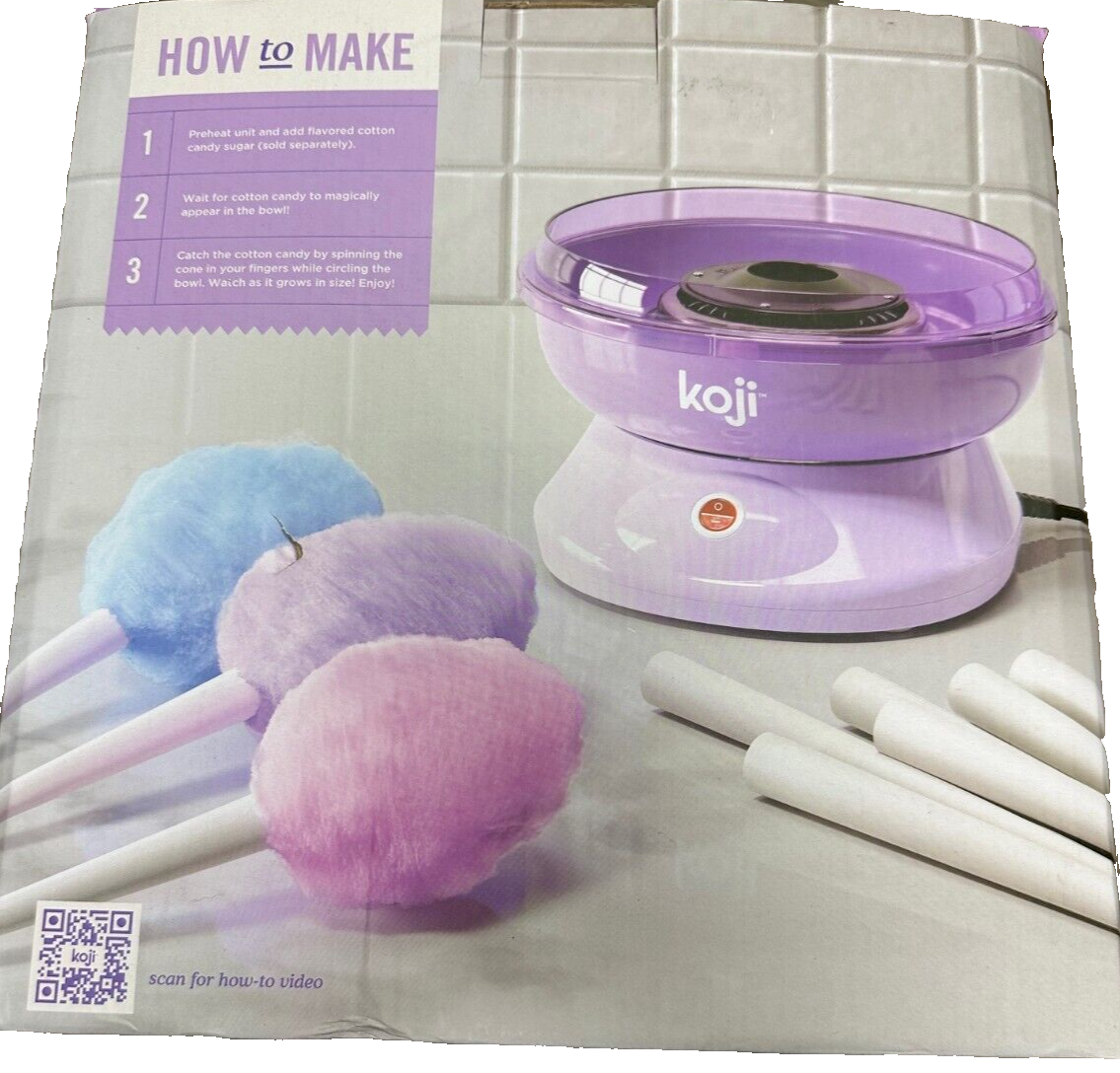 Koji Cotton Candy Maker Set New and Unused eBay