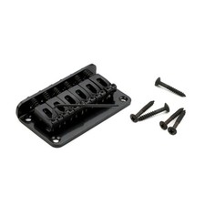 6 String Hardtail Hard Tail Bridge Fixed for Strat ST Tele TL Guitar Black