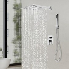 Set doccia incasso argento parete doccia bagno