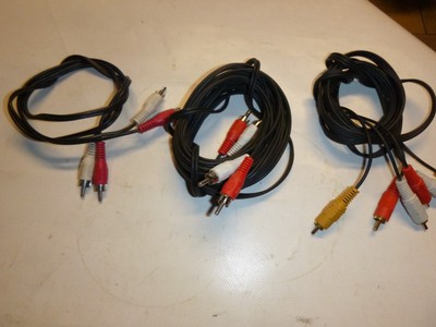 Videokabel Composite RCA Verlängerung Cinch Audio Video AV TV Kabel(art.59A)
