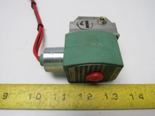 Asco 8040H8 RedHat 3/8"NPT Inline Solenoid Valve 120volt/60hz Coil